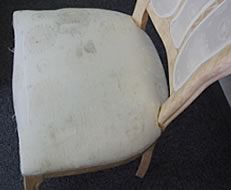 布製椅子クリーニング前